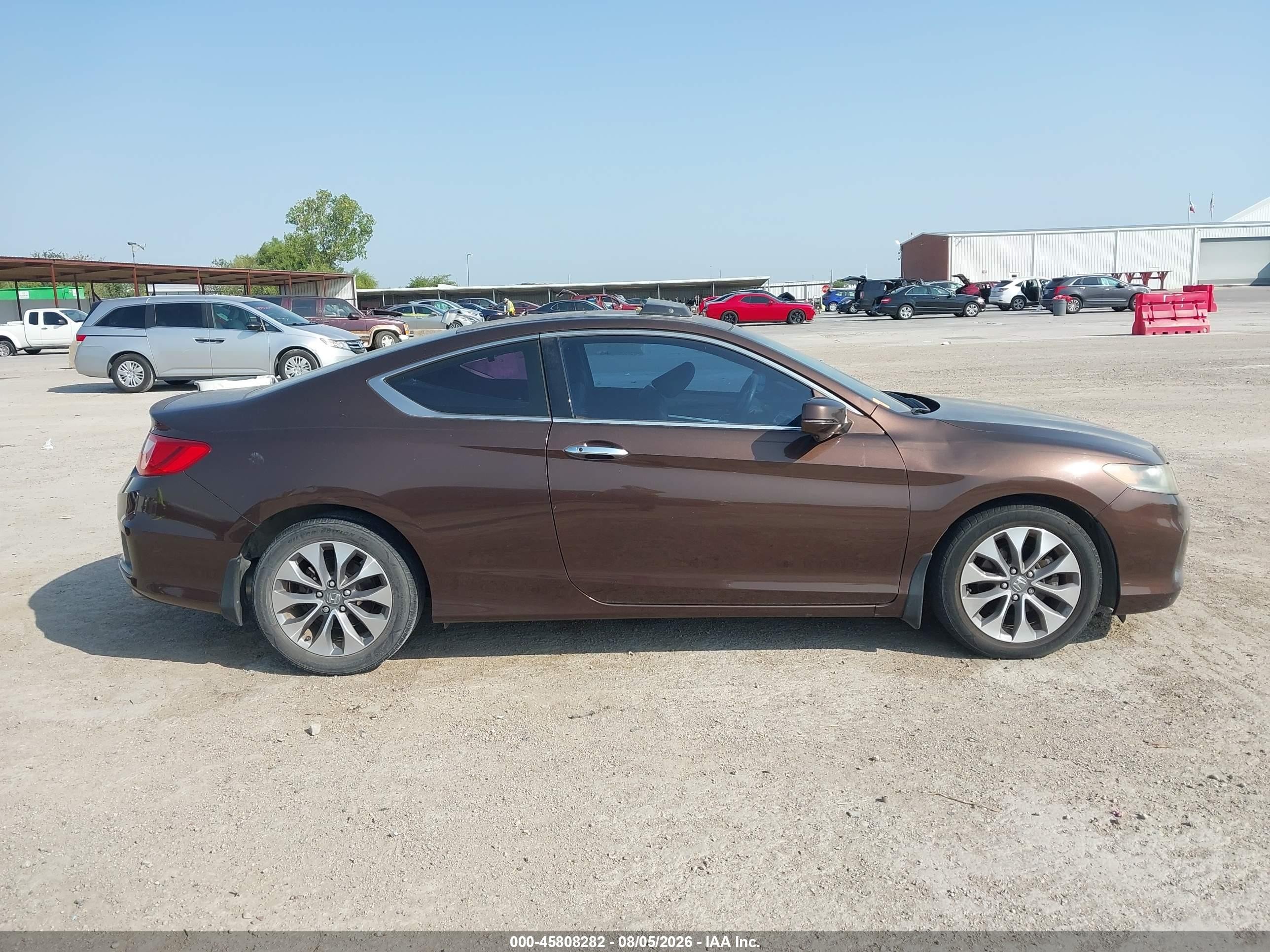 2013 Honda Accord Ex-l Brown vin: 1HGCT1B82DA001231