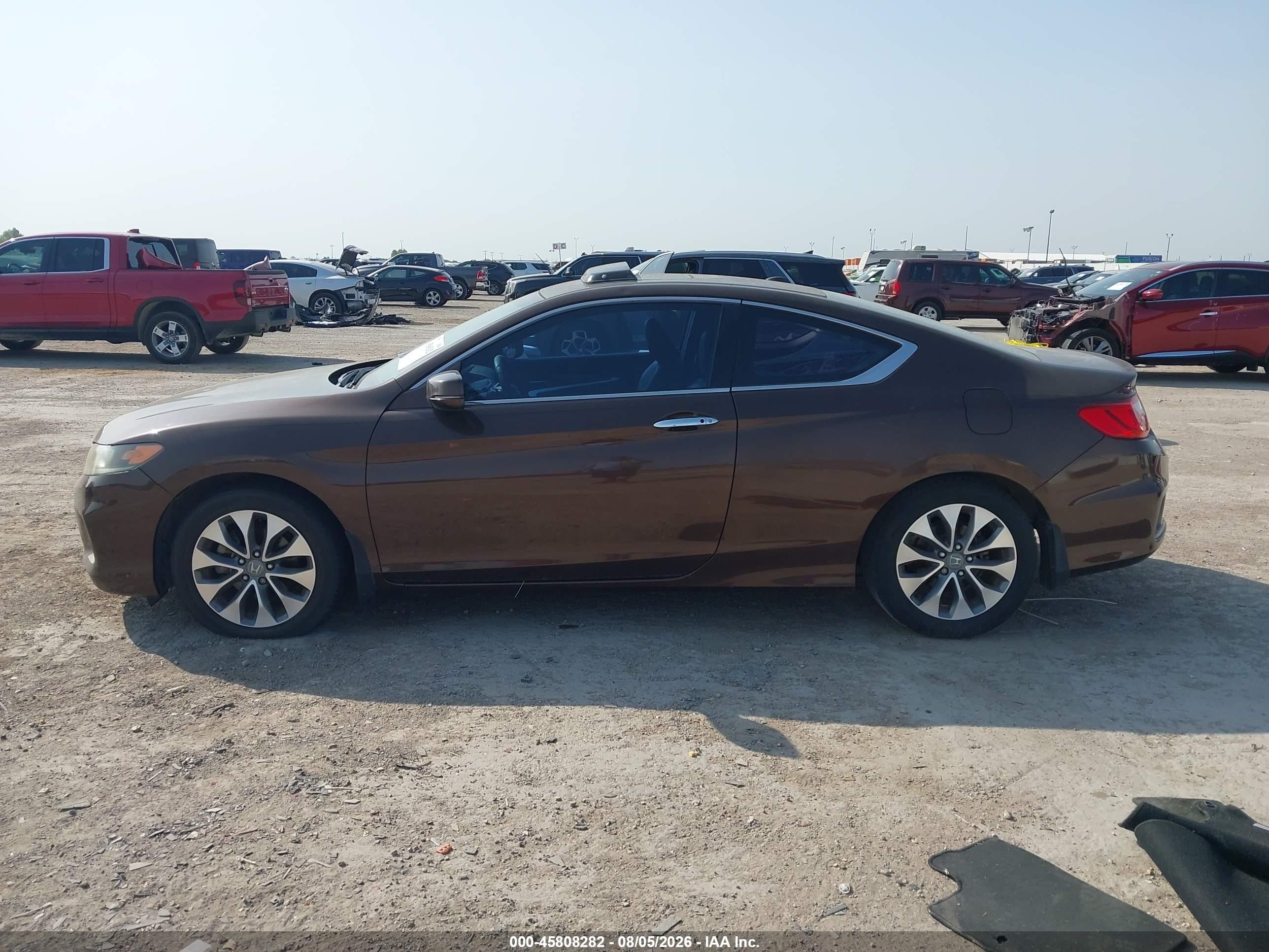 2013 Honda Accord Ex-l Brown vin: 1HGCT1B82DA001231