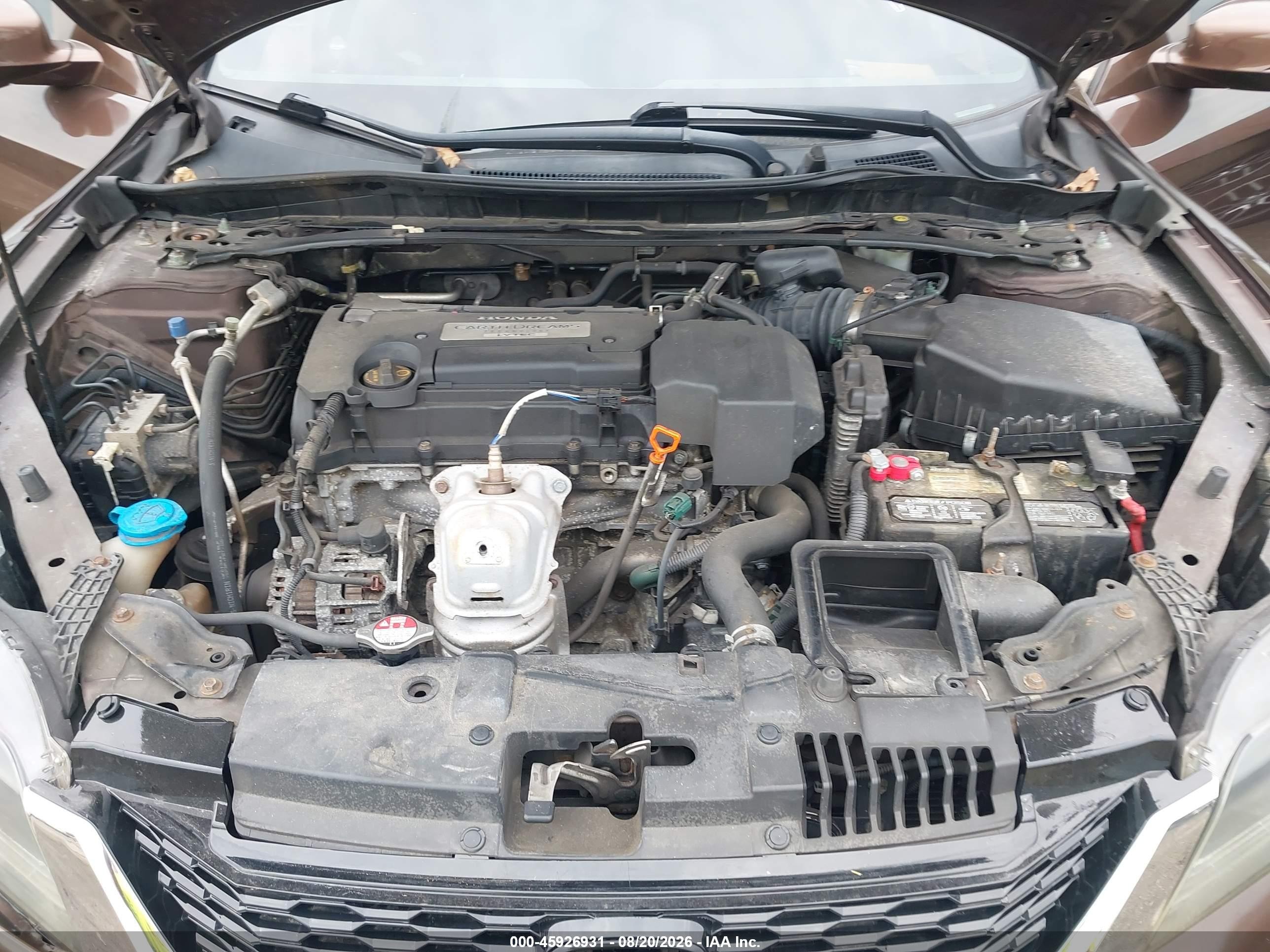2013 Honda Accord Ex-l Коричневый vin: 1HGCT1B82DA007417