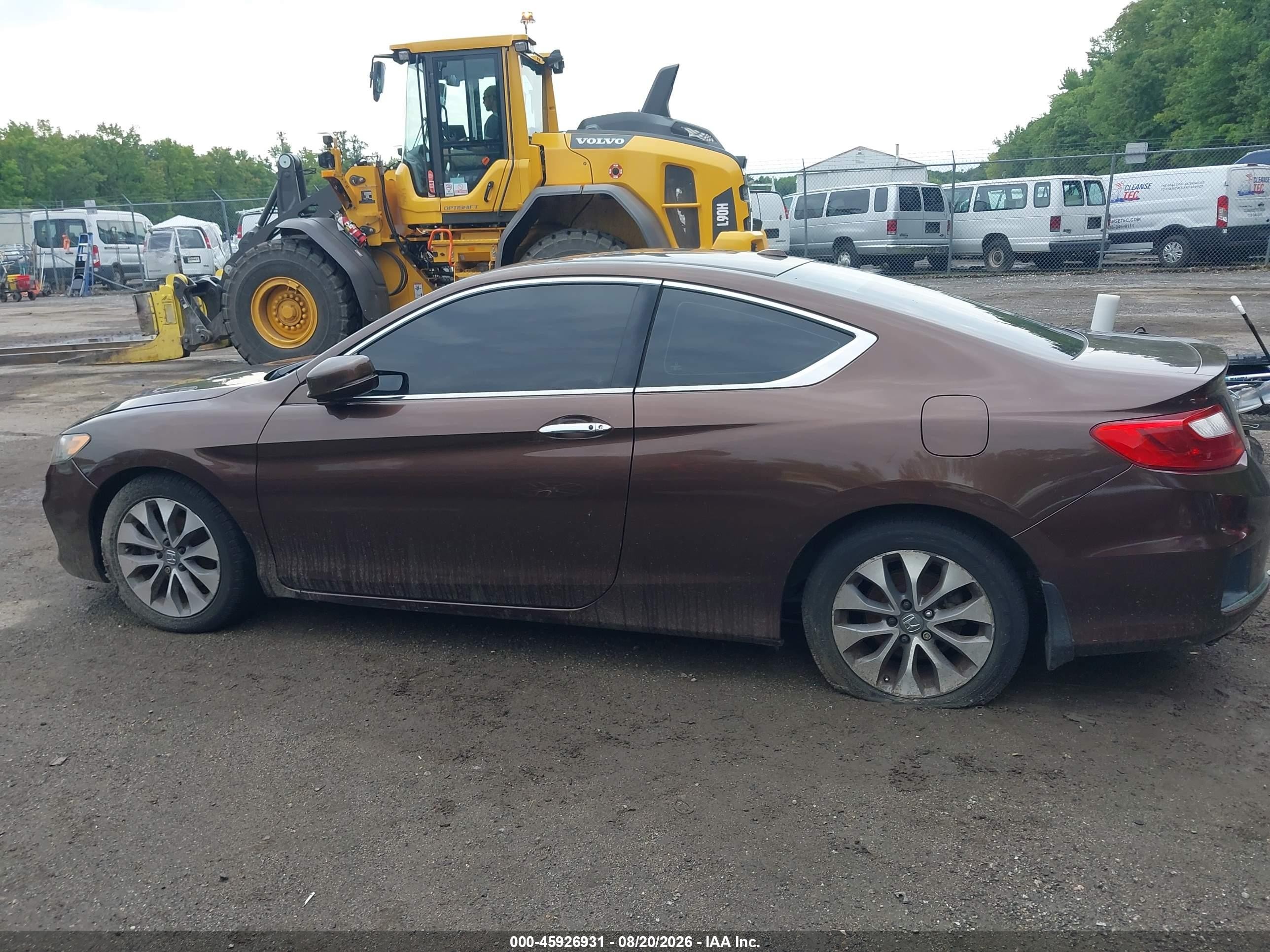 2013 Honda Accord Ex-l Коричневый vin: 1HGCT1B82DA007417