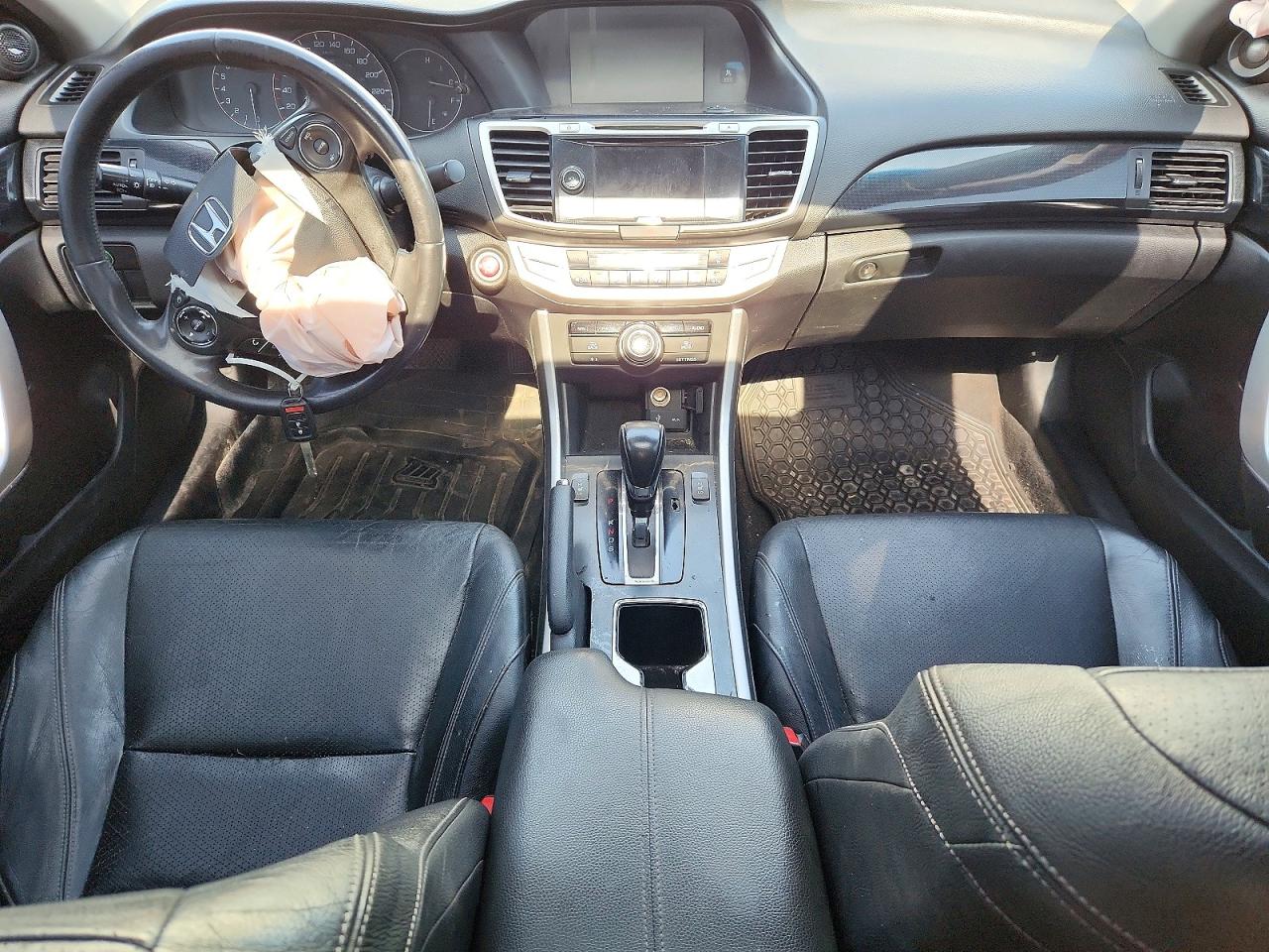 2013 Honda Accord Exl White vin: 1HGCT1B82DA800782