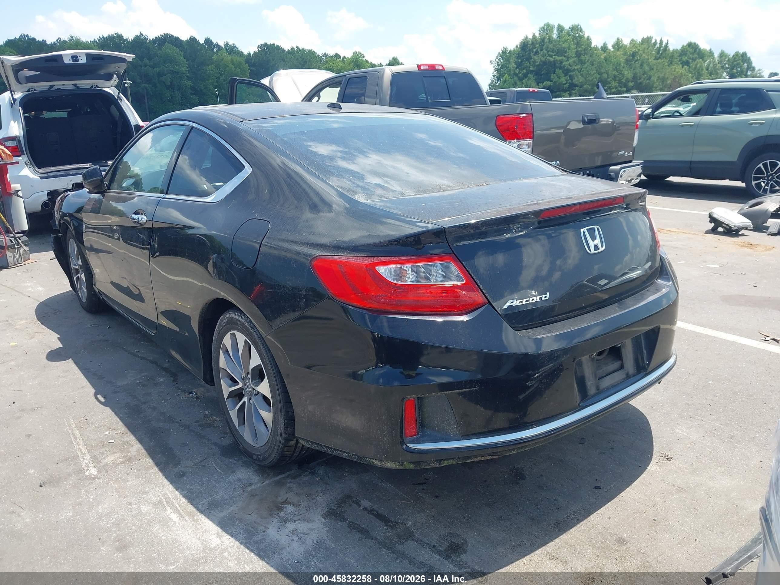 2015 Honda Accord Ex-l Черный vin: 1HGCT1B82FA001393