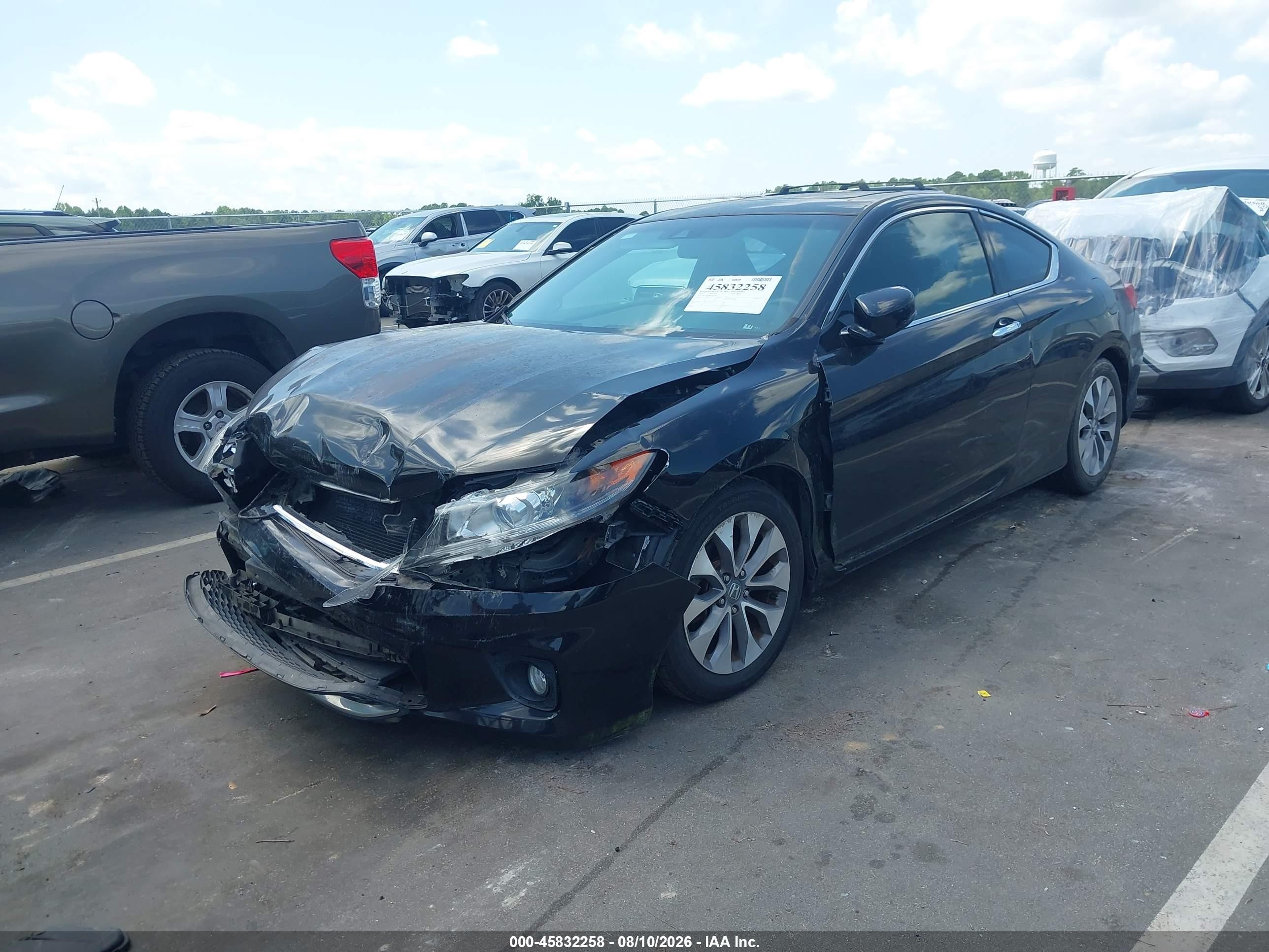 2015 Honda Accord Ex-l Черный vin: 1HGCT1B82FA001393