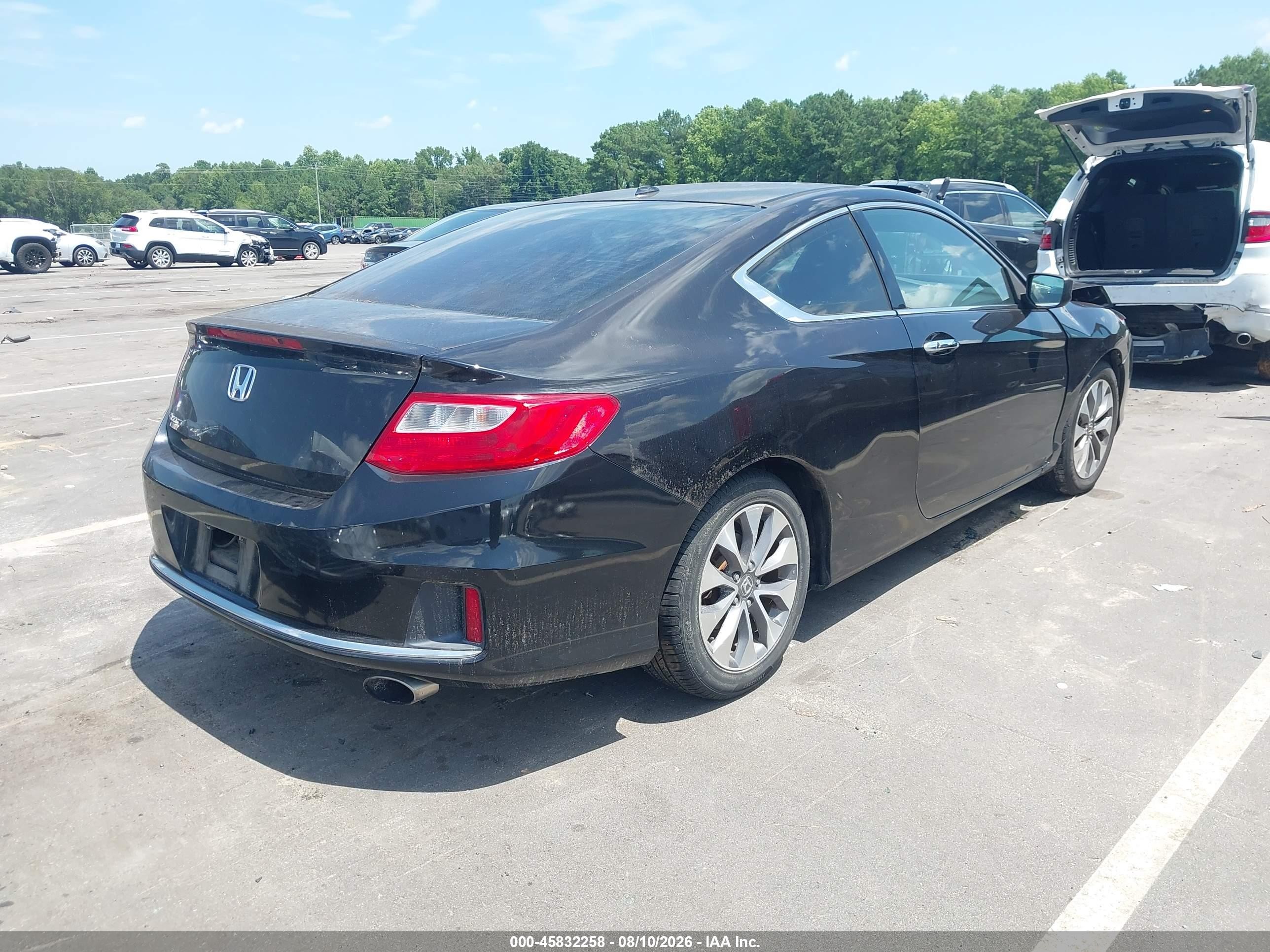 2015 Honda Accord Ex-l Черный vin: 1HGCT1B82FA001393
