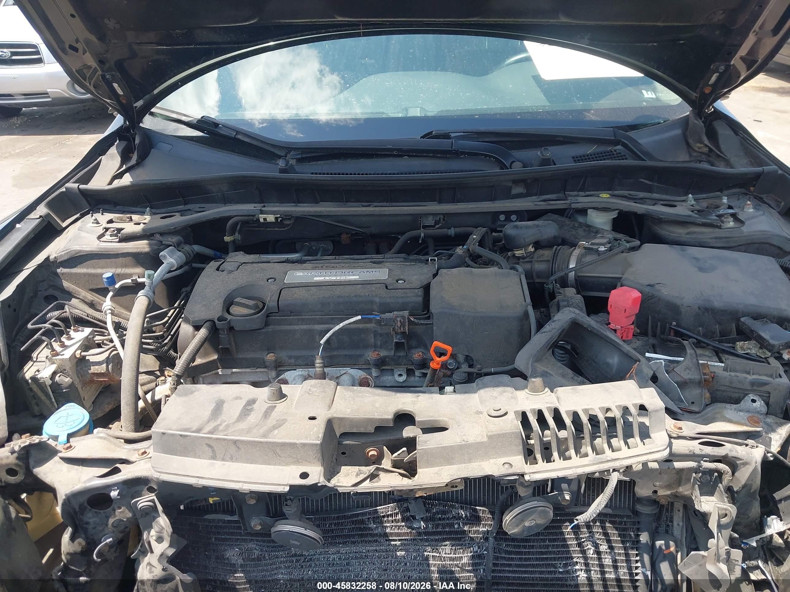 2015 Honda Accord Ex-l Черный vin: 1HGCT1B82FA001393
