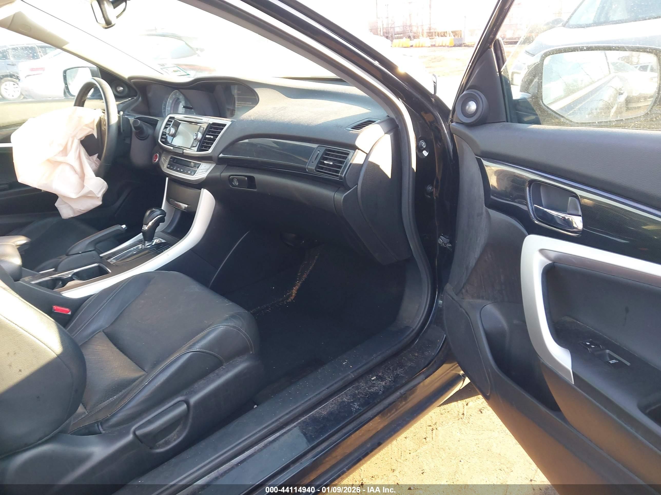 2015 Honda Accord Ex-l Black vin: 1HGCT1B82FA009672