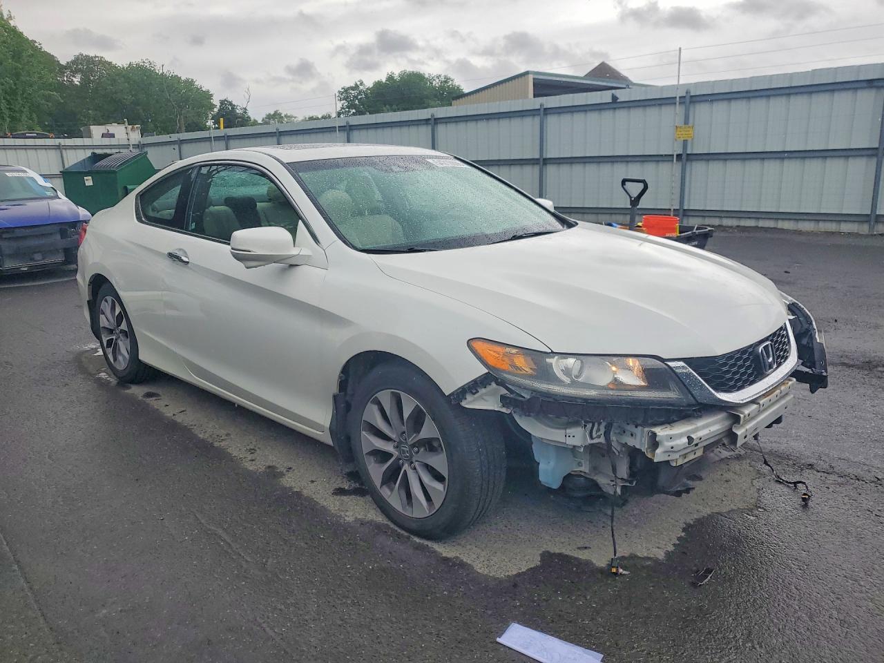 2013 Honda Accord Exl White vin: 1HGCT1B83DA001335