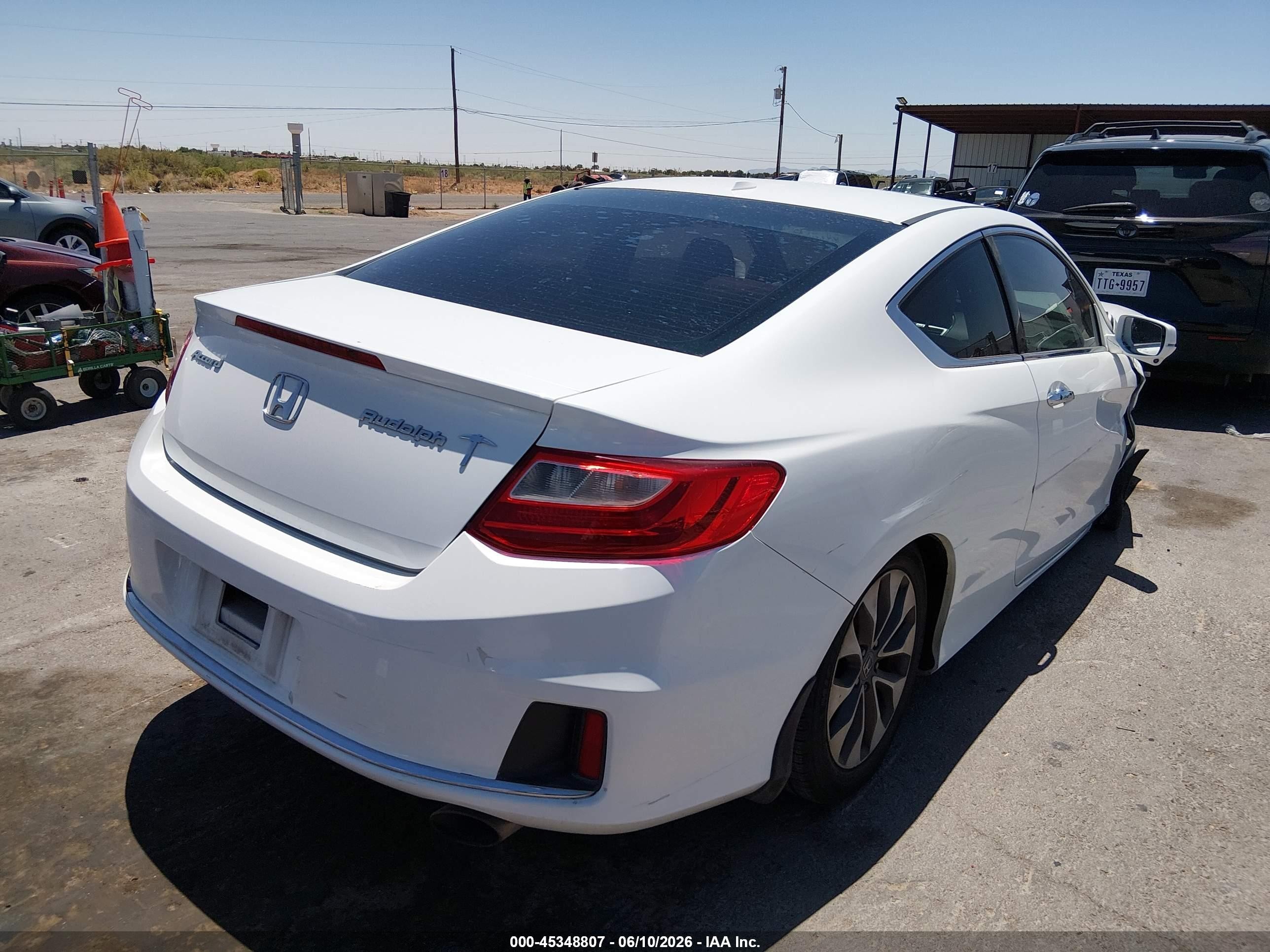 2013 Honda Accord Ex-l White vin: 1HGCT1B83DA005675