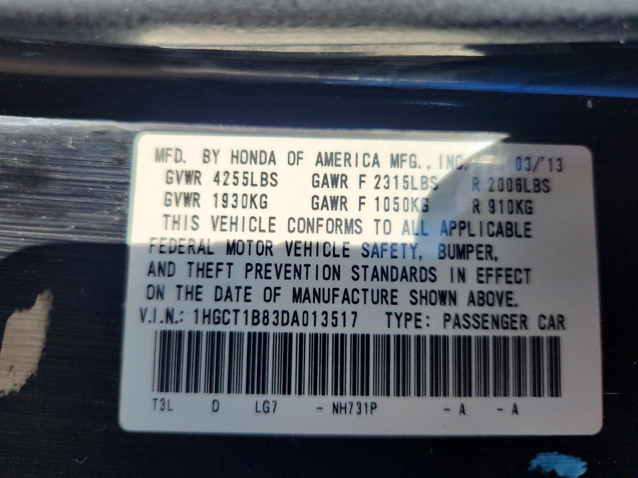 2013 Honda Accord Exl Black vin: 1HGCT1B83DA013517