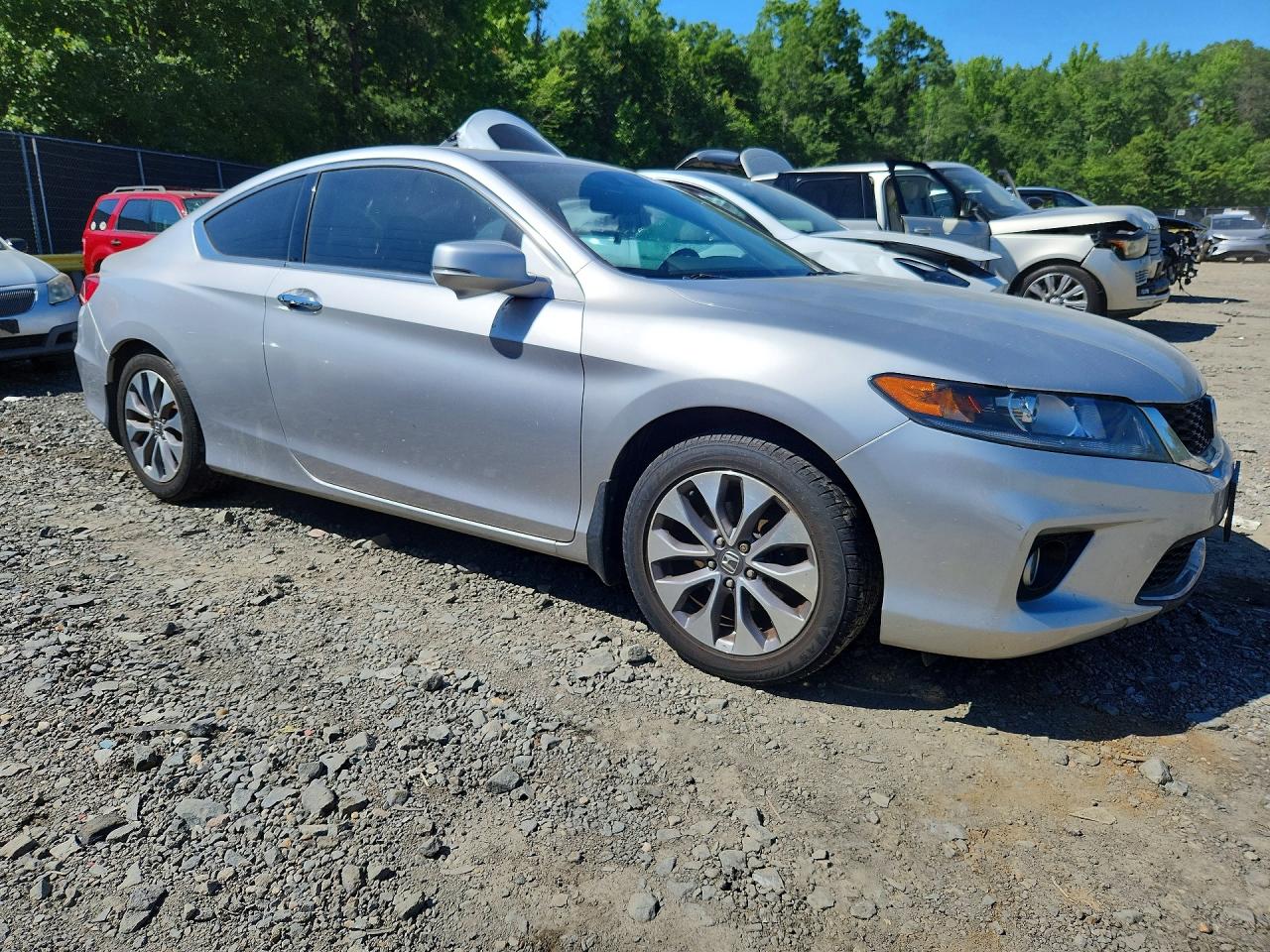 2013 Honda Accord Exl Серебряный vin: 1HGCT1B83DA016708