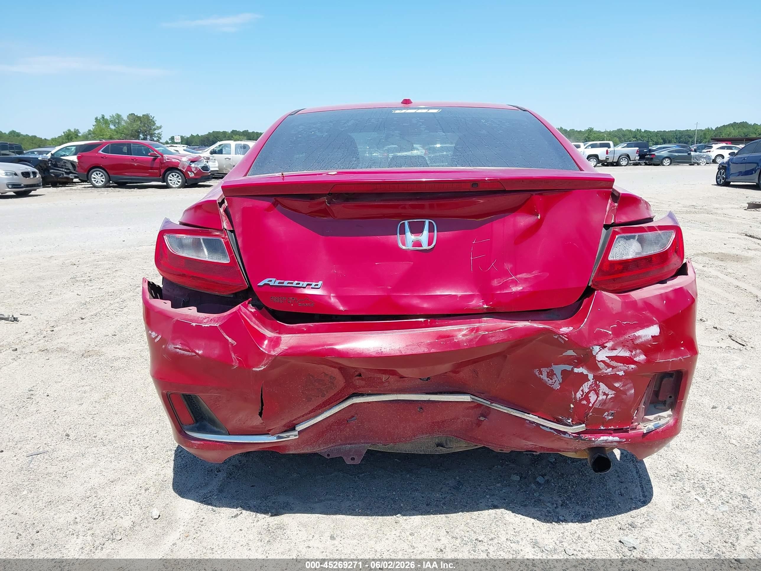 2013 Honda Accord Ex-l Red vin: 1HGCT1B83DA023853