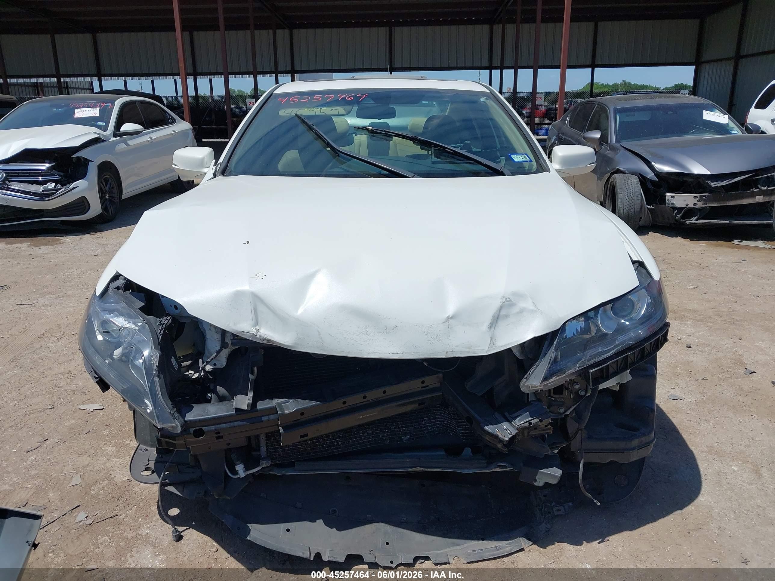 2014 Honda Accord Ex-l White vin: 1HGCT1B83EA002678