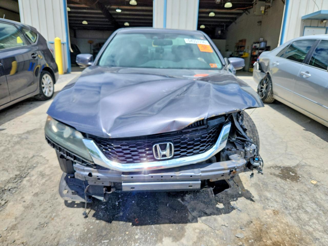 2015 Honda Accord Exl Серый vin: 1HGCT1B83FA009826