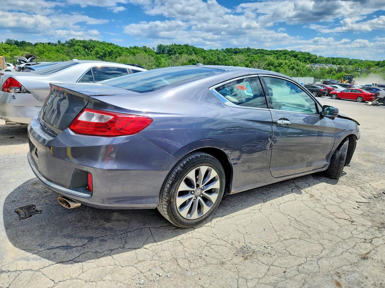 2015 Honda Accord Exl Серый vin: 1HGCT1B83FA009826
