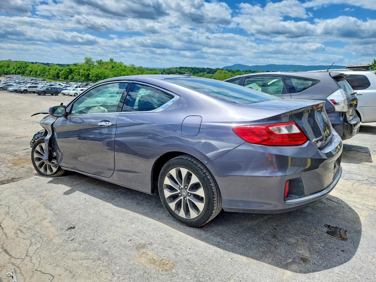 2015 Honda Accord Exl Серый vin: 1HGCT1B83FA009826