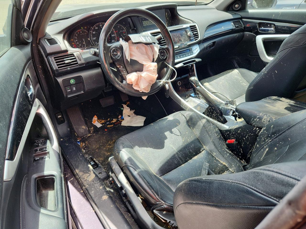 2015 Honda Accord Exl Серый vin: 1HGCT1B83FA009826