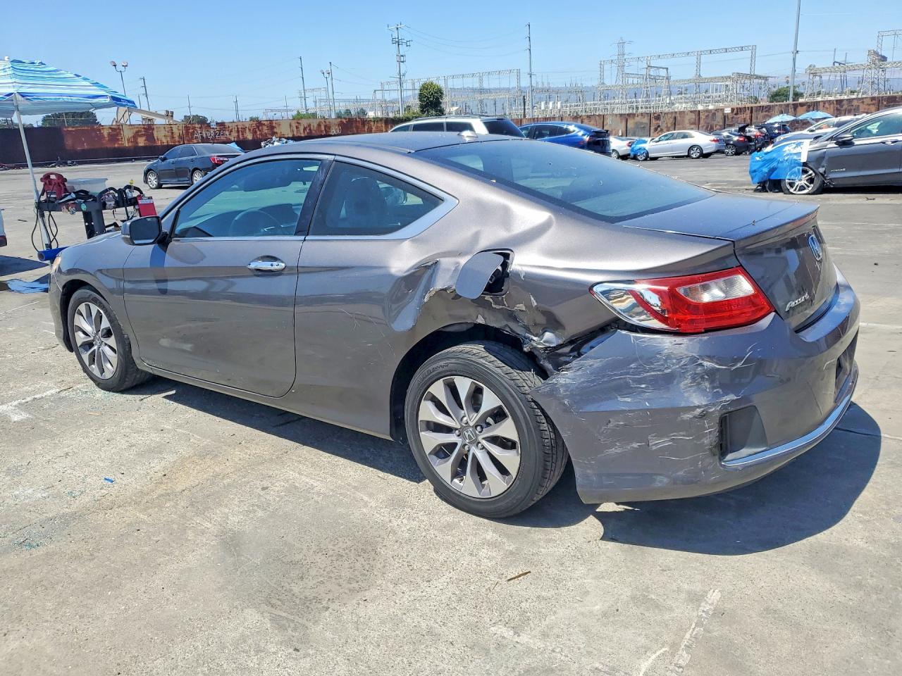 2013 Honda Accord Exl Серый vin: 1HGCT1B84DA013834