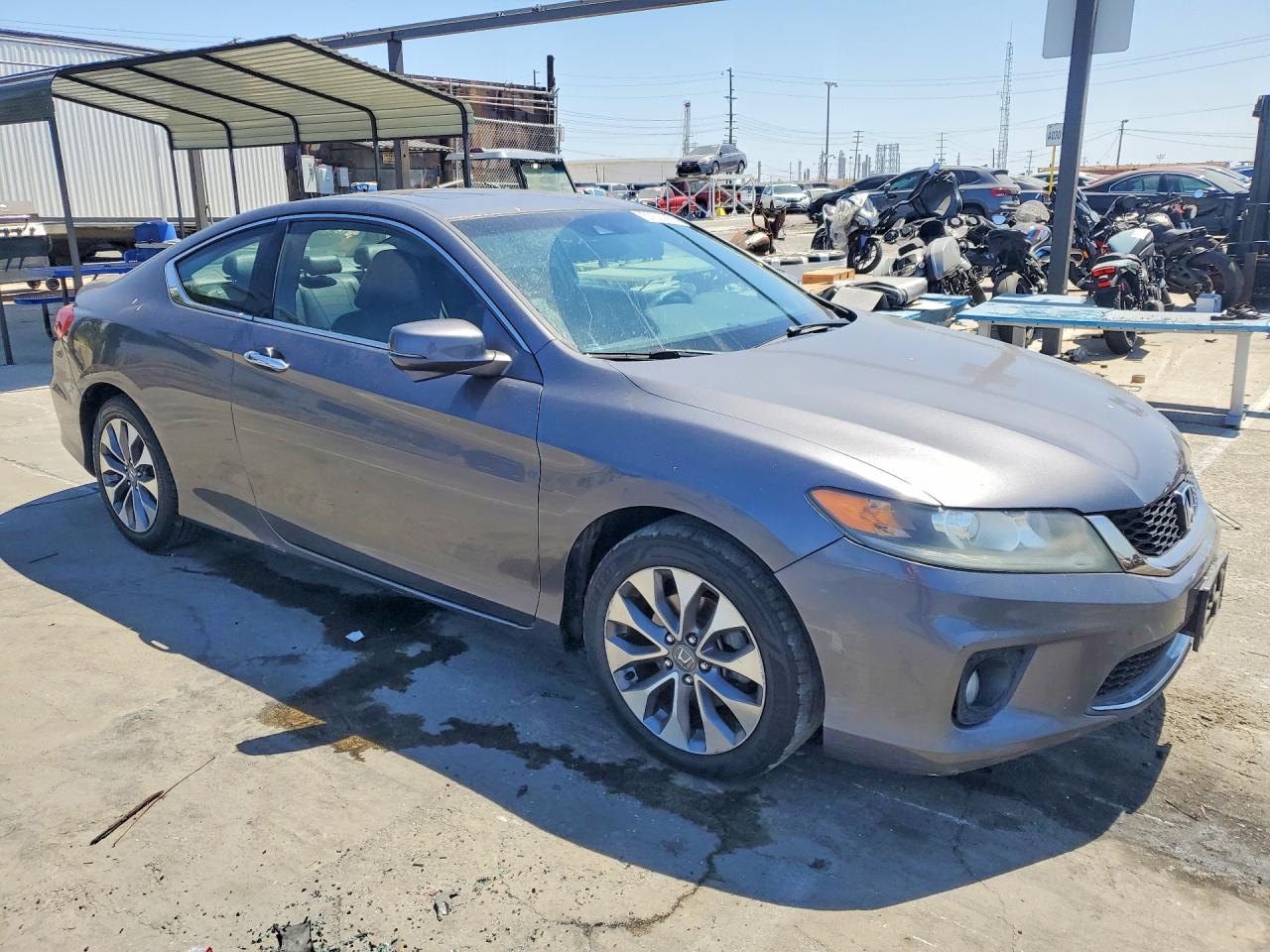 2013 Honda Accord Exl Серый vin: 1HGCT1B84DA013834