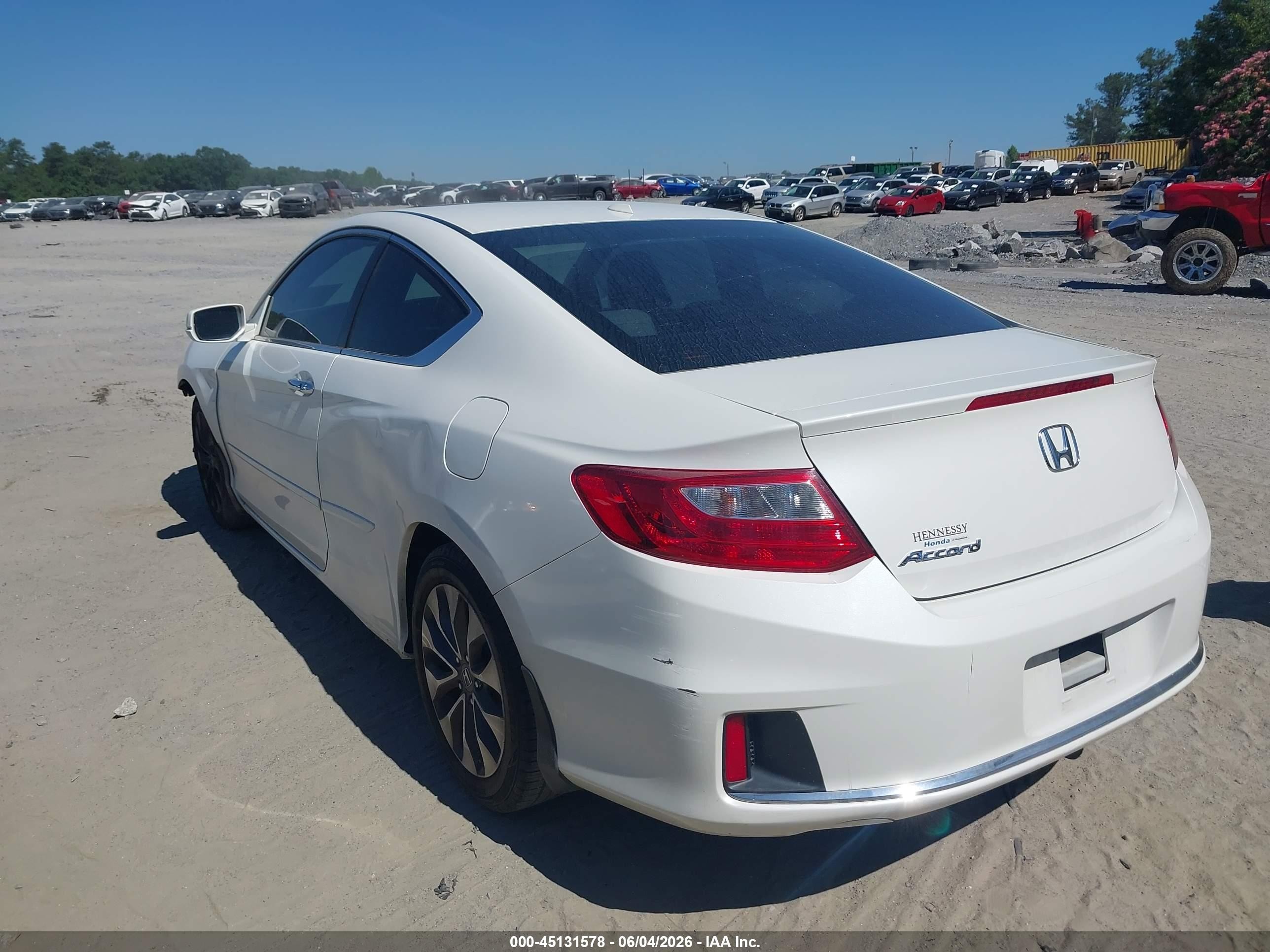 2013 Honda Accord Ex-l White vin: 1HGCT1B84DA014787