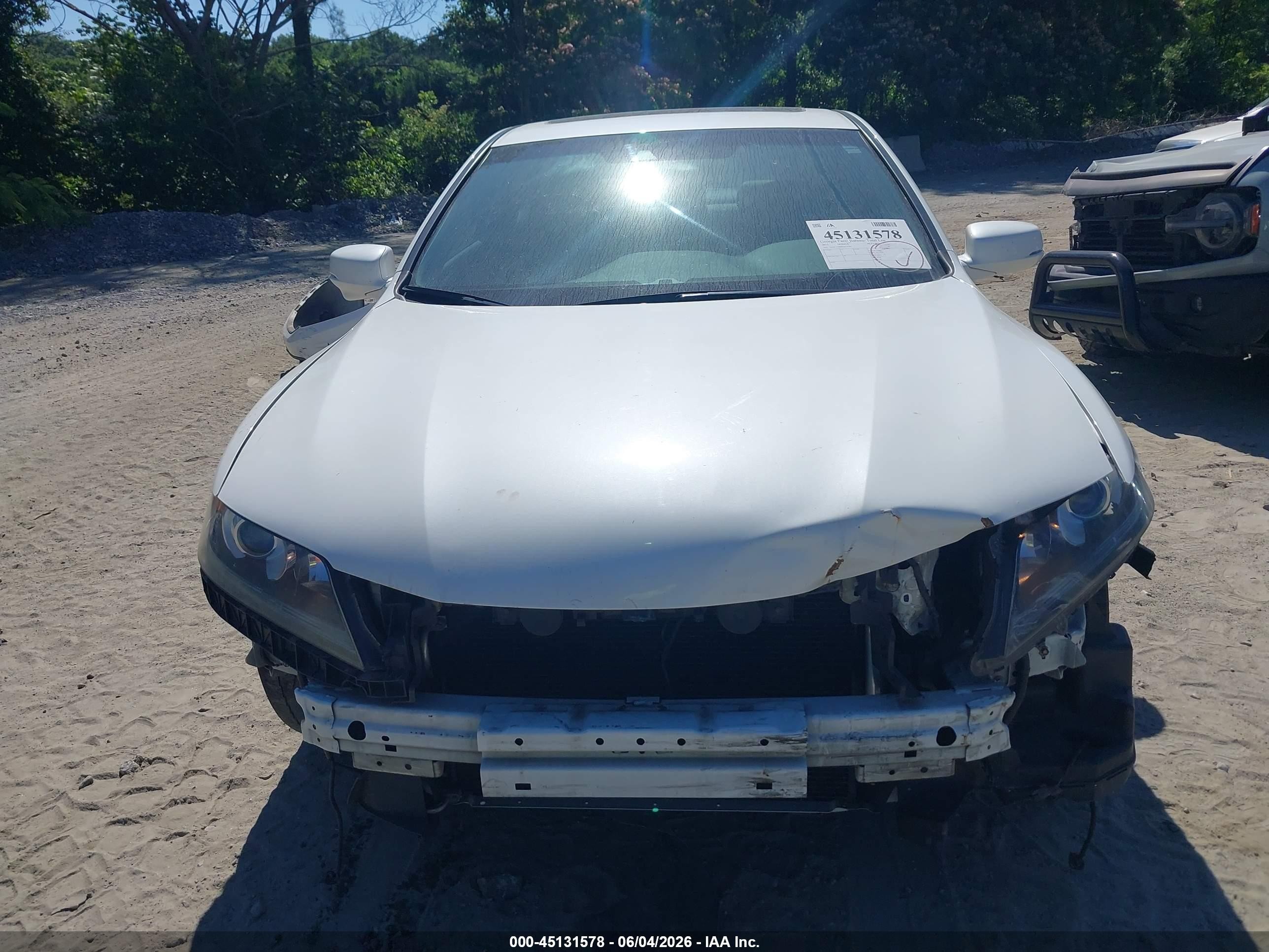 2013 Honda Accord Ex-l White vin: 1HGCT1B84DA014787