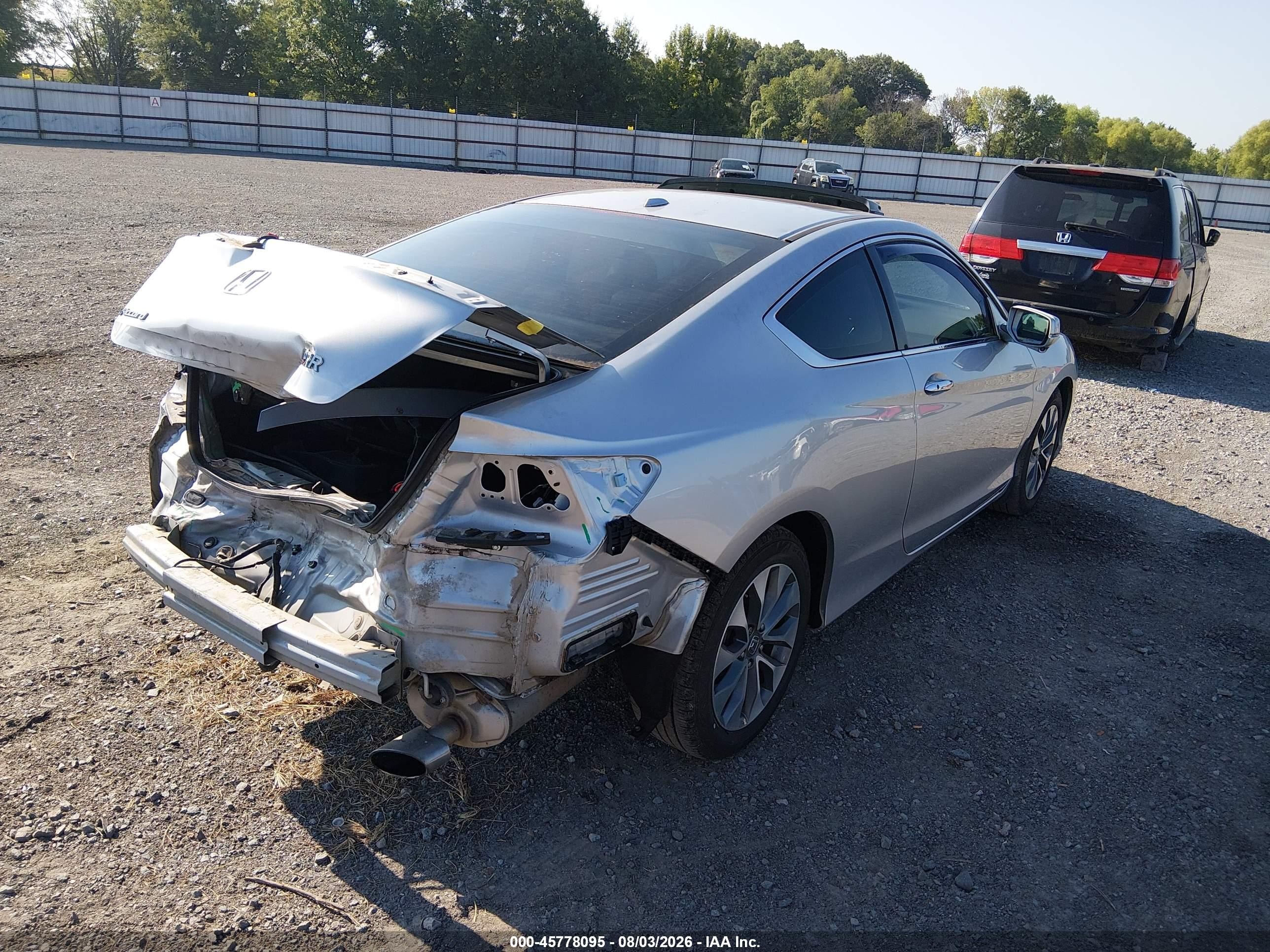 2013 Honda Accord Ex-l Silver vin: 1HGCT1B84DA016491