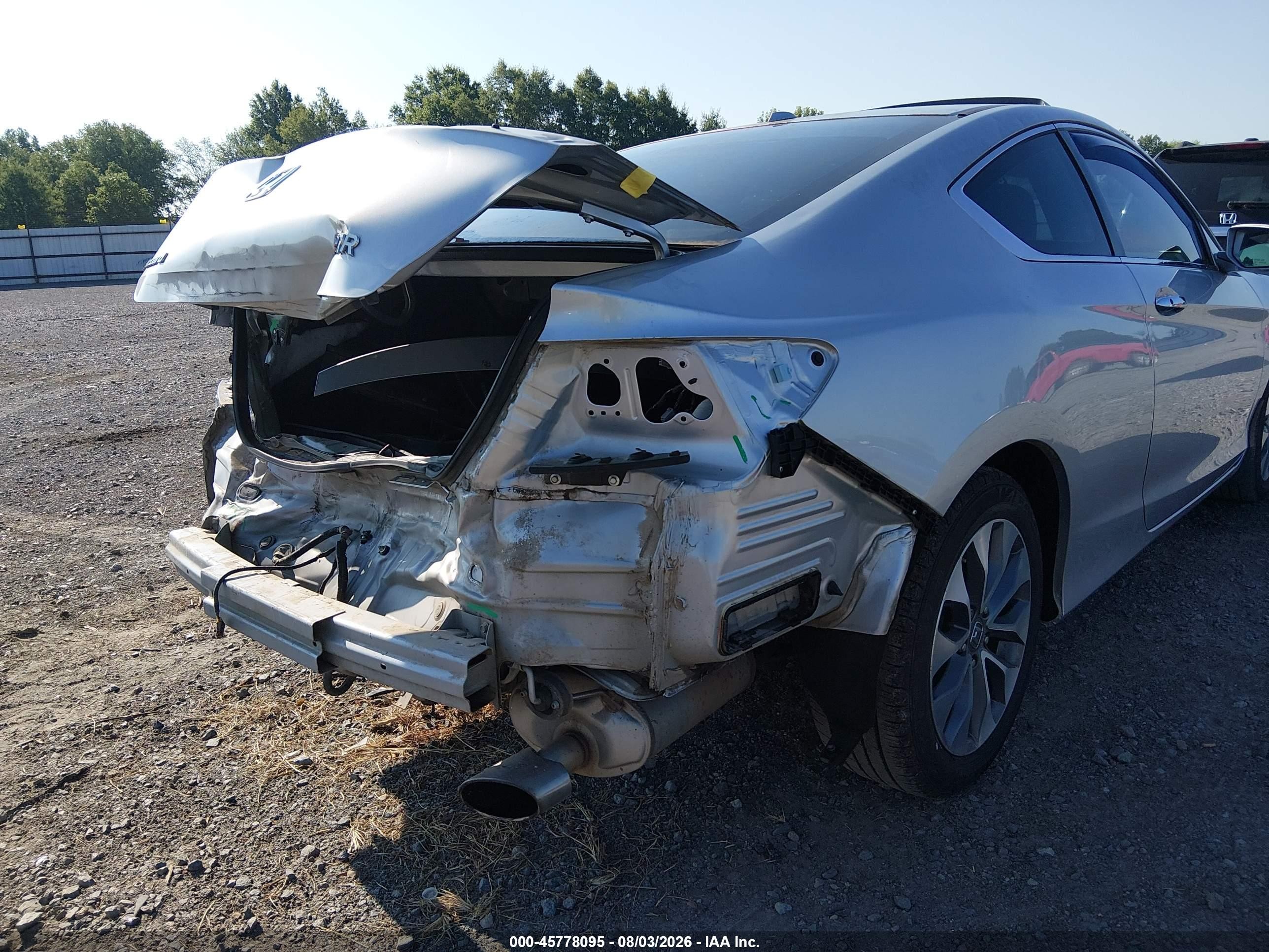 2013 Honda Accord Ex-l Silver vin: 1HGCT1B84DA016491