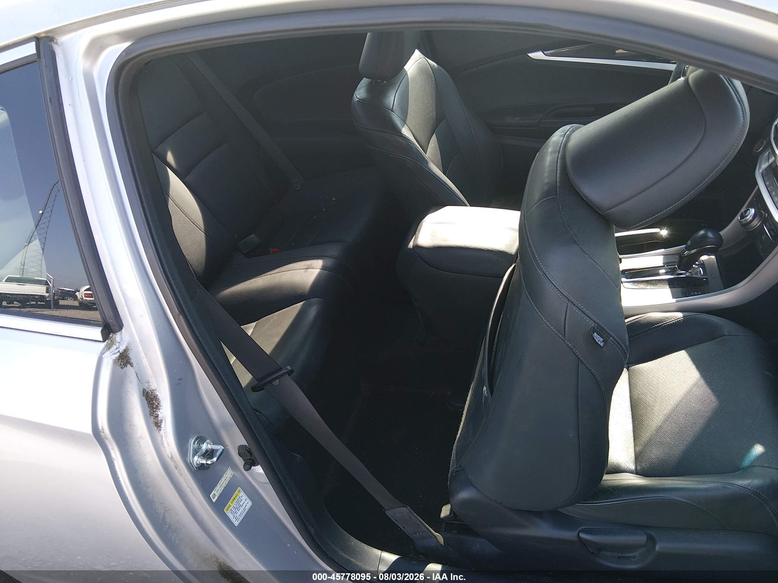 2013 Honda Accord Ex-l Silver vin: 1HGCT1B84DA016491