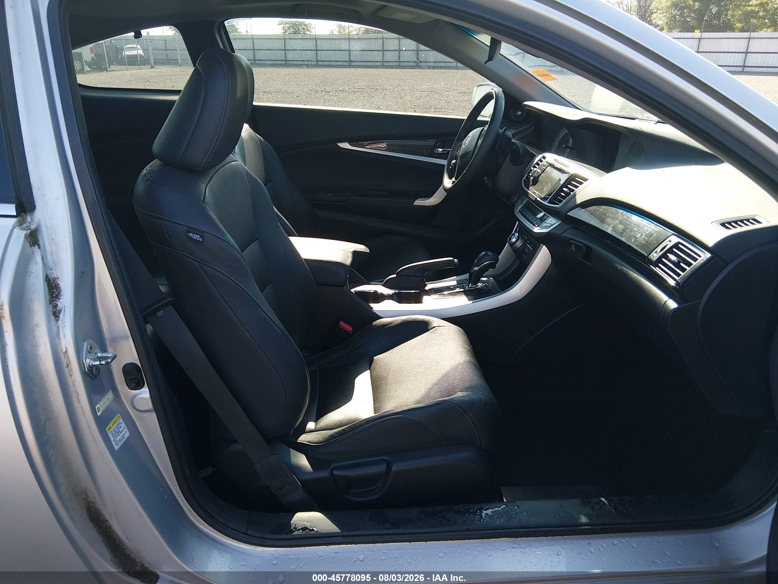 2013 Honda Accord Ex-l Silver vin: 1HGCT1B84DA016491