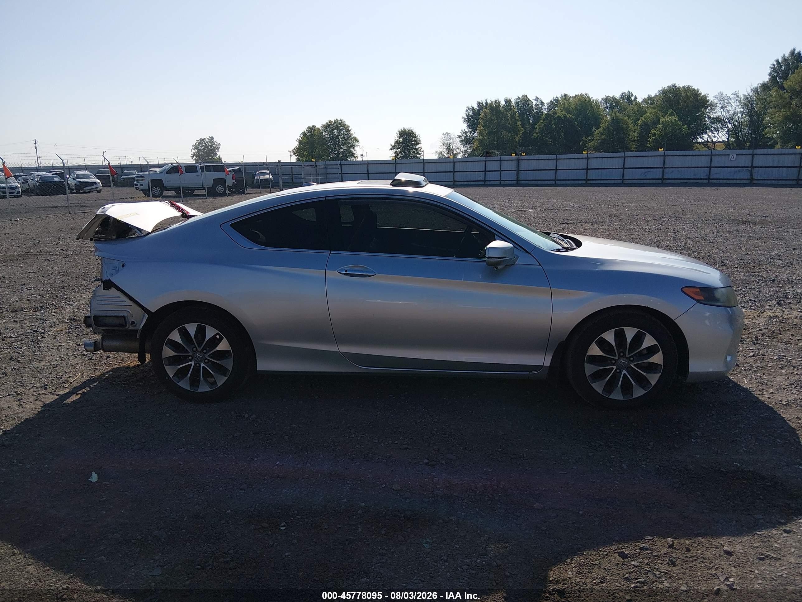 2013 Honda Accord Ex-l Silver vin: 1HGCT1B84DA016491
