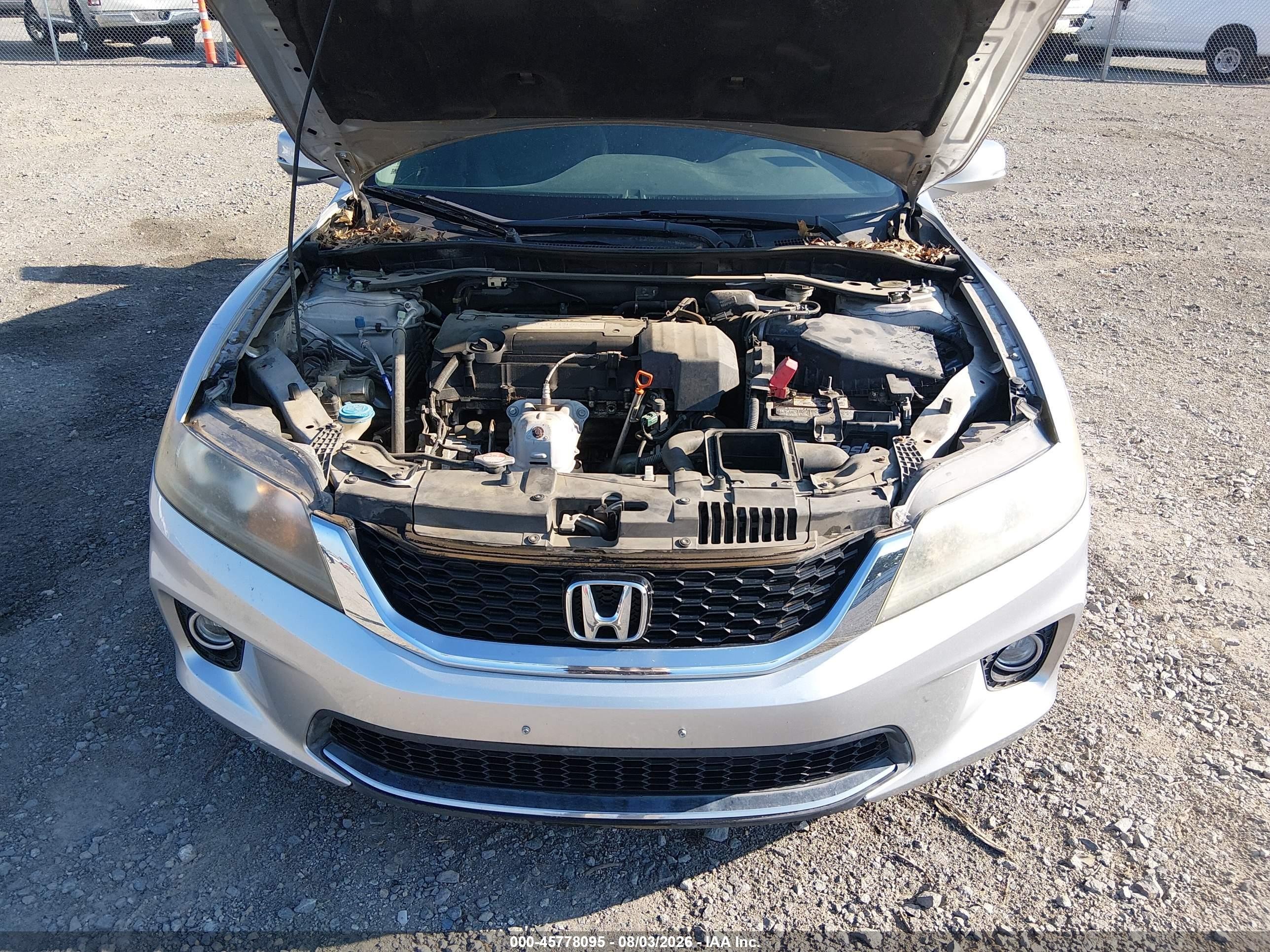 2013 Honda Accord Ex-l Silver vin: 1HGCT1B84DA016491
