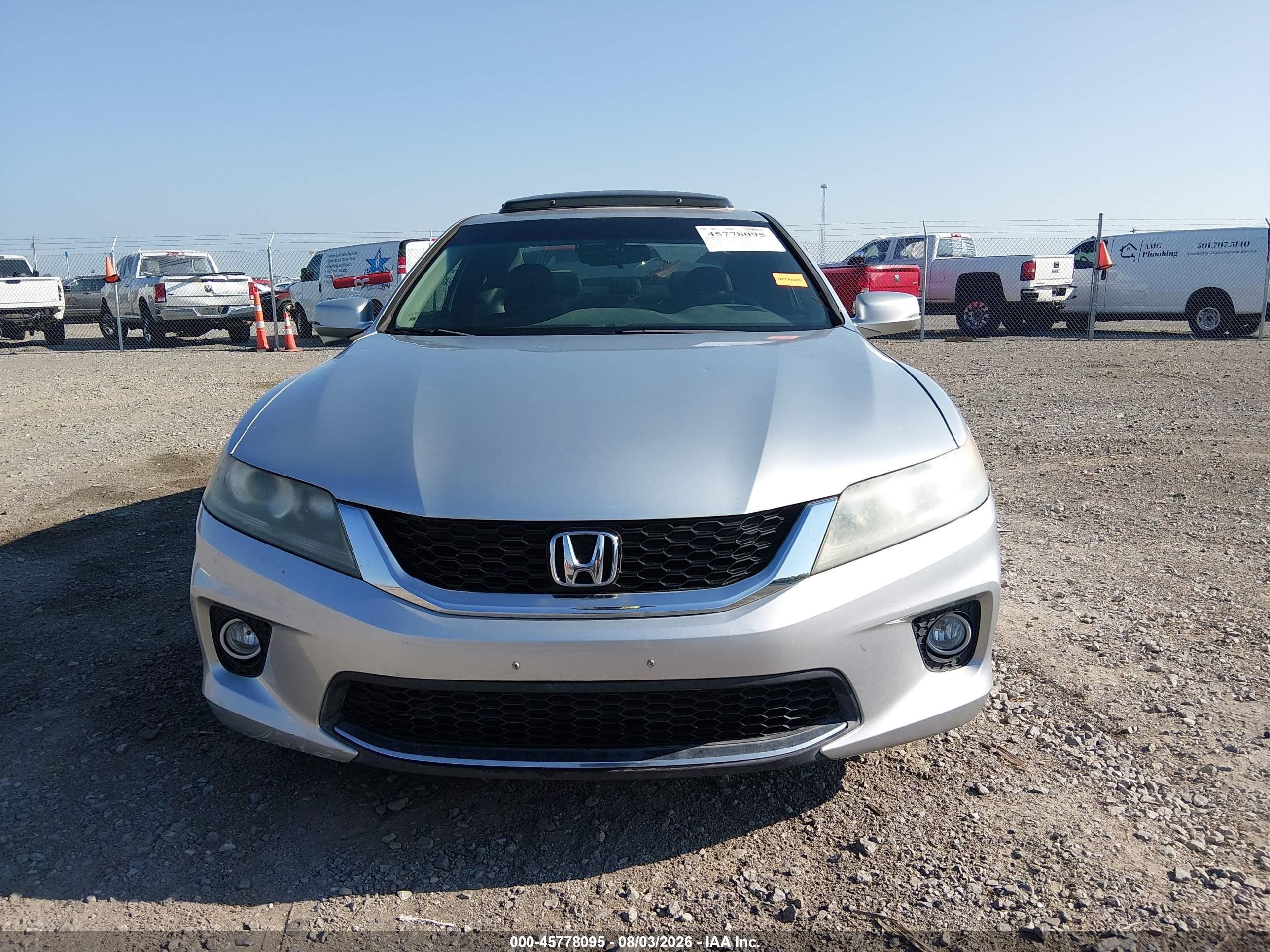 2013 Honda Accord Ex-l Silver vin: 1HGCT1B84DA016491