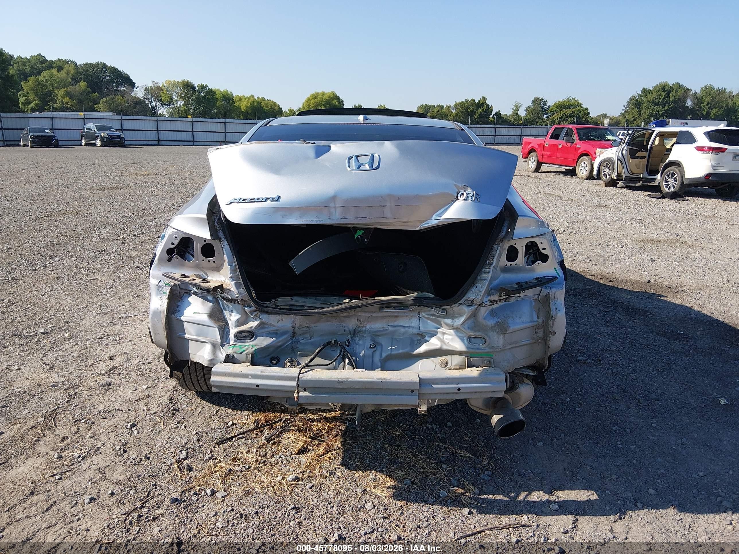 2013 Honda Accord Ex-l Silver vin: 1HGCT1B84DA016491