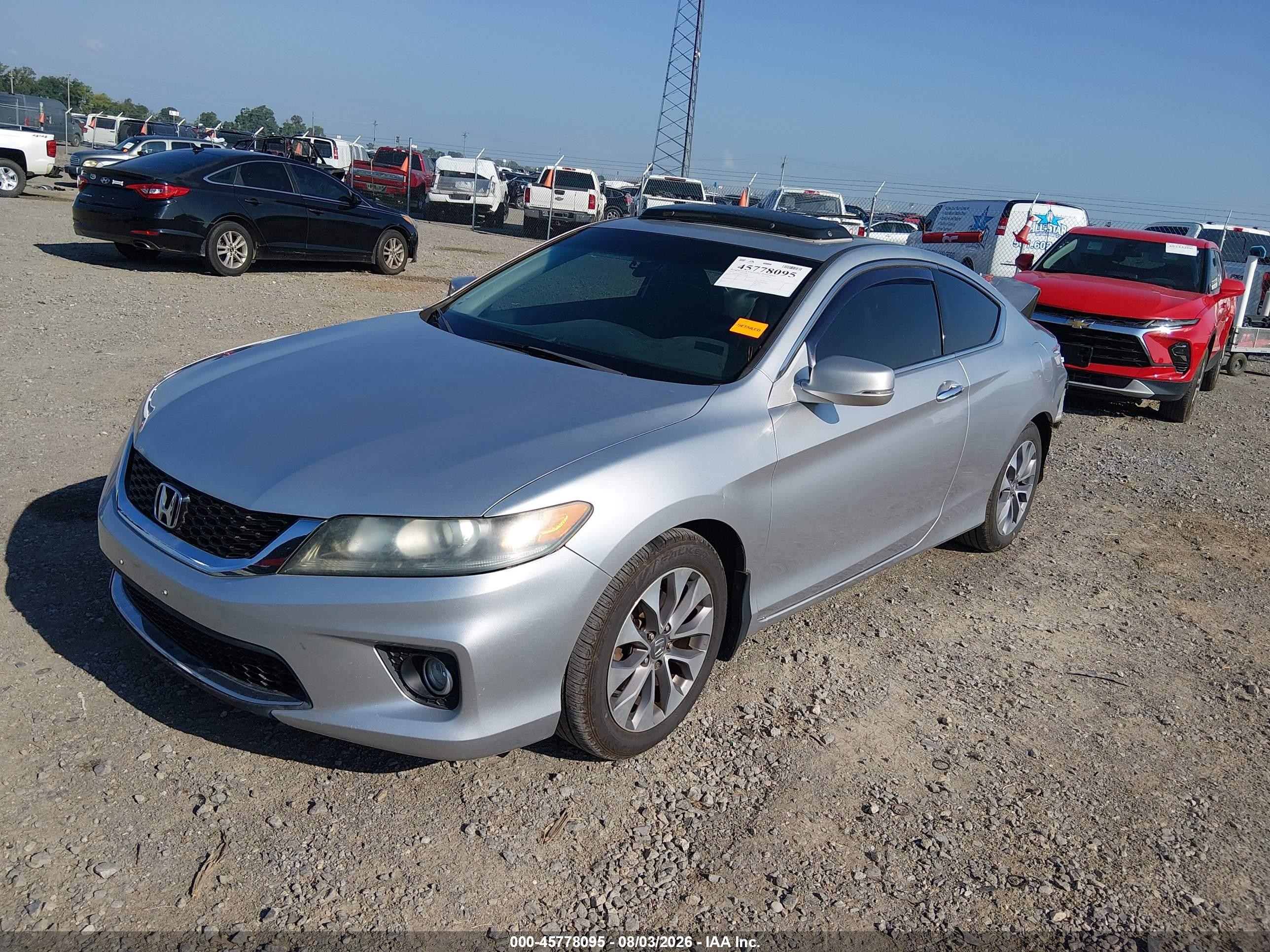 2013 Honda Accord Ex-l Silver vin: 1HGCT1B84DA016491
