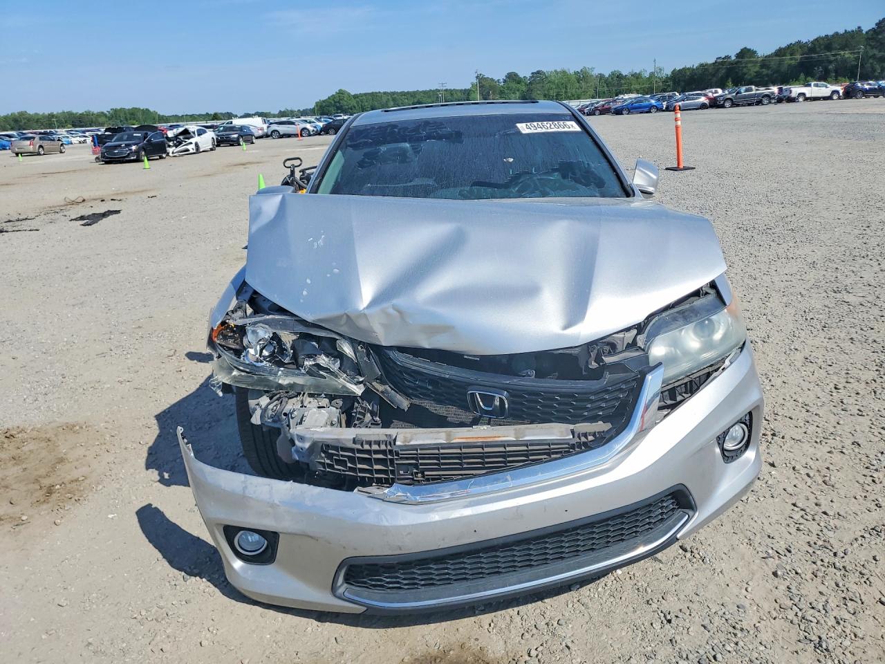 2013 Honda Accord Exl Серый vin: 1HGCT1B84DA016698