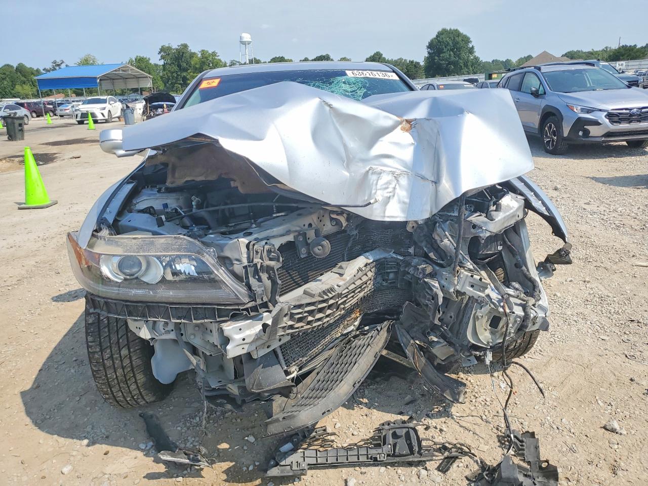 2013 Honda Accord Exl Серебряный vin: 1HGCT1B84DA019410