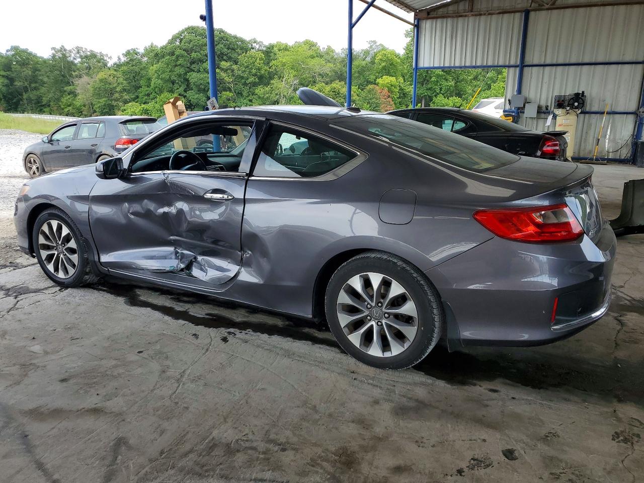2013 Honda Accord Exl Gray vin: 1HGCT1B84DA021349