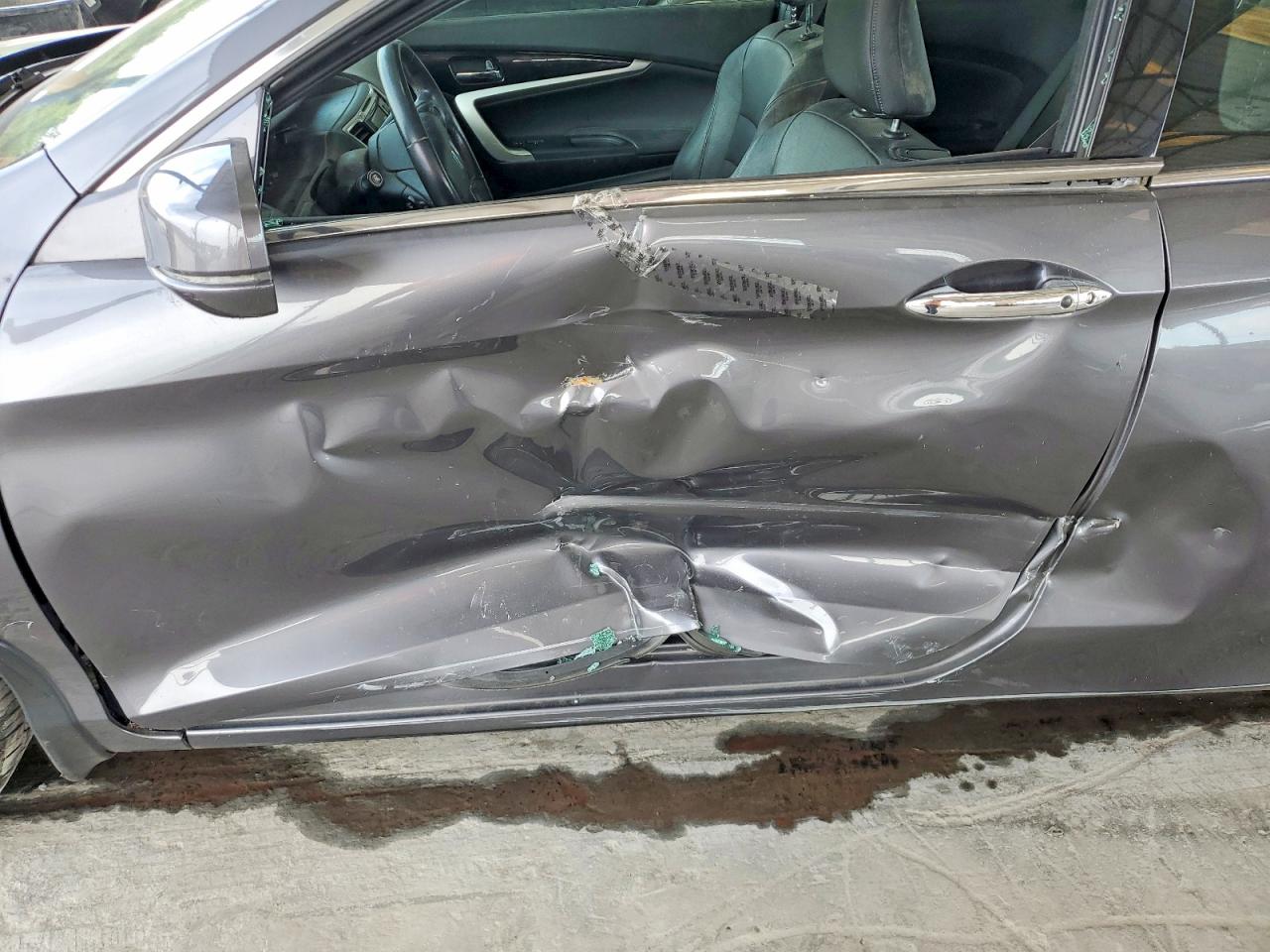 2013 Honda Accord Exl Gray vin: 1HGCT1B84DA021349