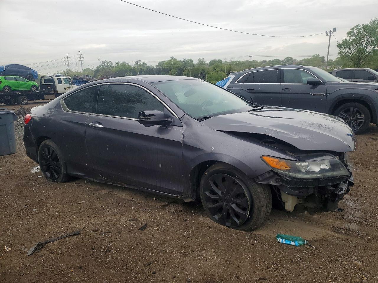 2014 Honda Accord Exl Gray vin: 1HGCT1B84EA005279