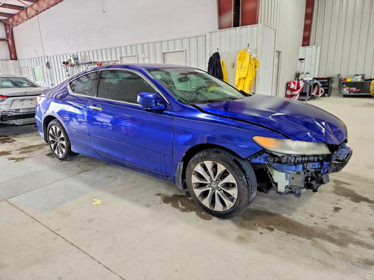 2014 Honda Accord Exl Blue vin: 1HGCT1B84EA007632