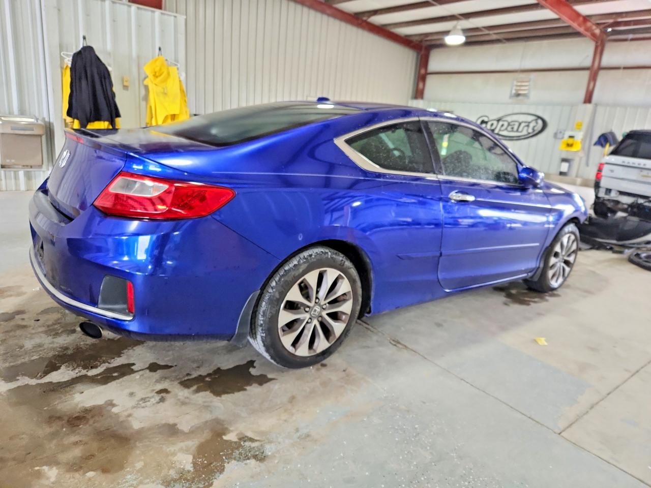 2014 Honda Accord Exl Blue vin: 1HGCT1B84EA007632