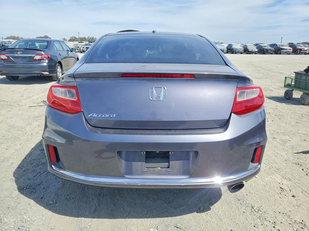 2014 Honda Accord Exl Серый vin: 1HGCT1B84EA009042
