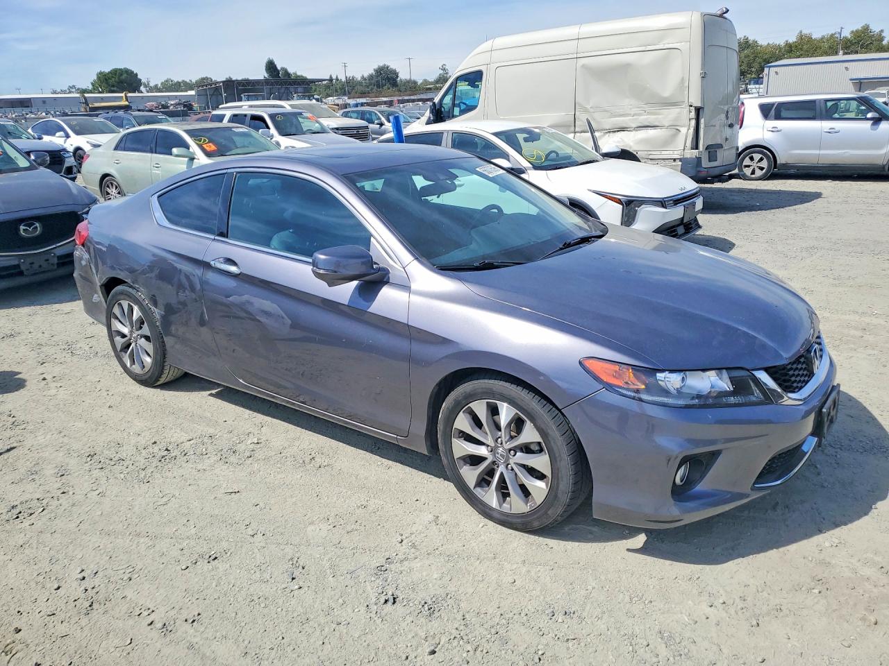 2014 Honda Accord Exl Серый vin: 1HGCT1B84EA009042