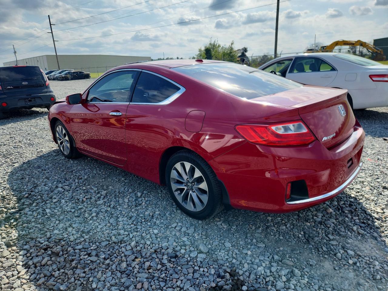2015 Honda Accord Exl Red vin: 1HGCT1B84FA010077