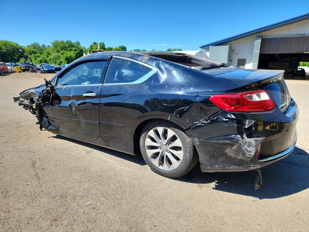 2013 Honda Accord Exl Black vin: 1HGCT1B85DA007749