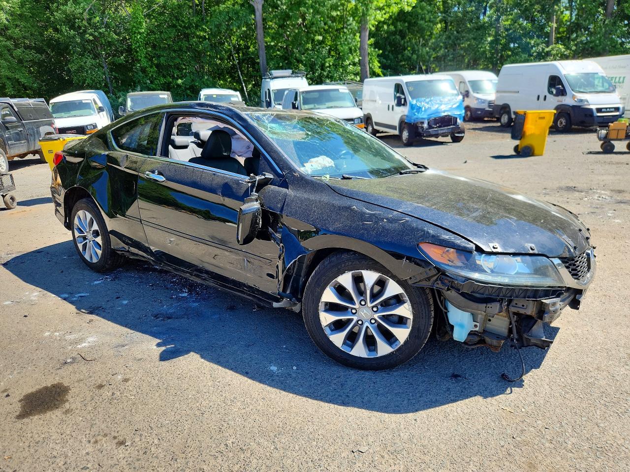 2013 Honda Accord Exl Black vin: 1HGCT1B85DA007749
