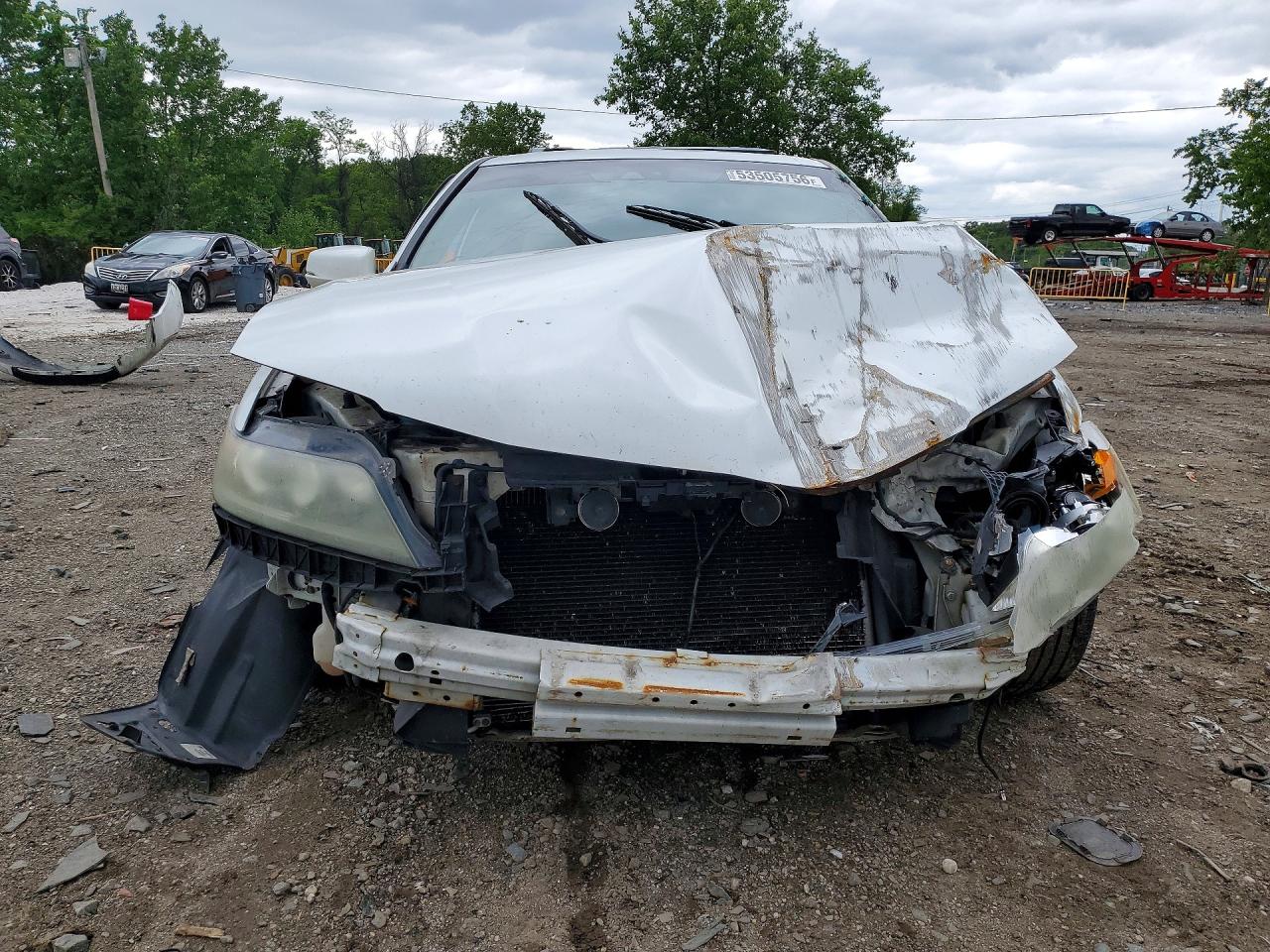 2013 Honda Accord Exl White vin: 1HGCT1B85DA012451