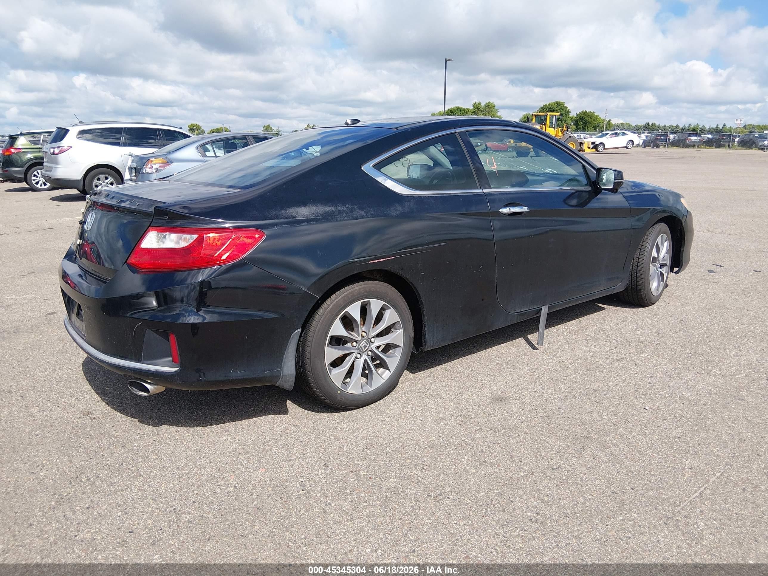 2013 Honda Accord Ex-l Черный vin: 1HGCT1B85DA016340