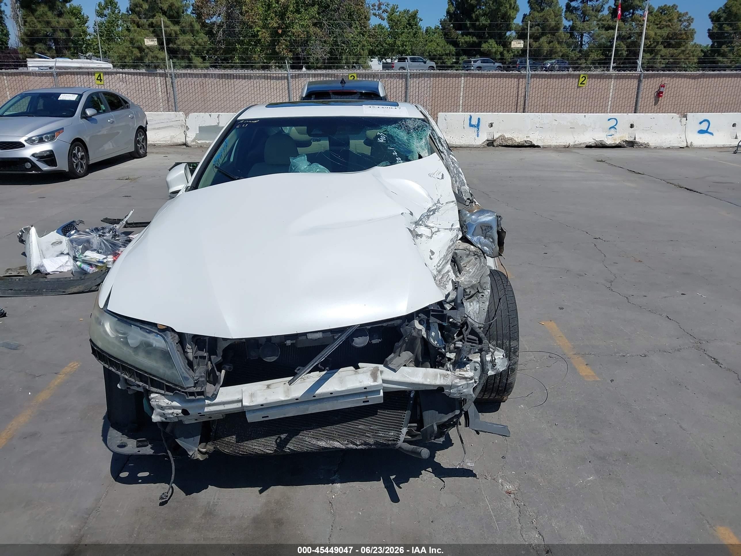 2014 Honda Accord Ex-l White vin: 1HGCT1B85EA010037