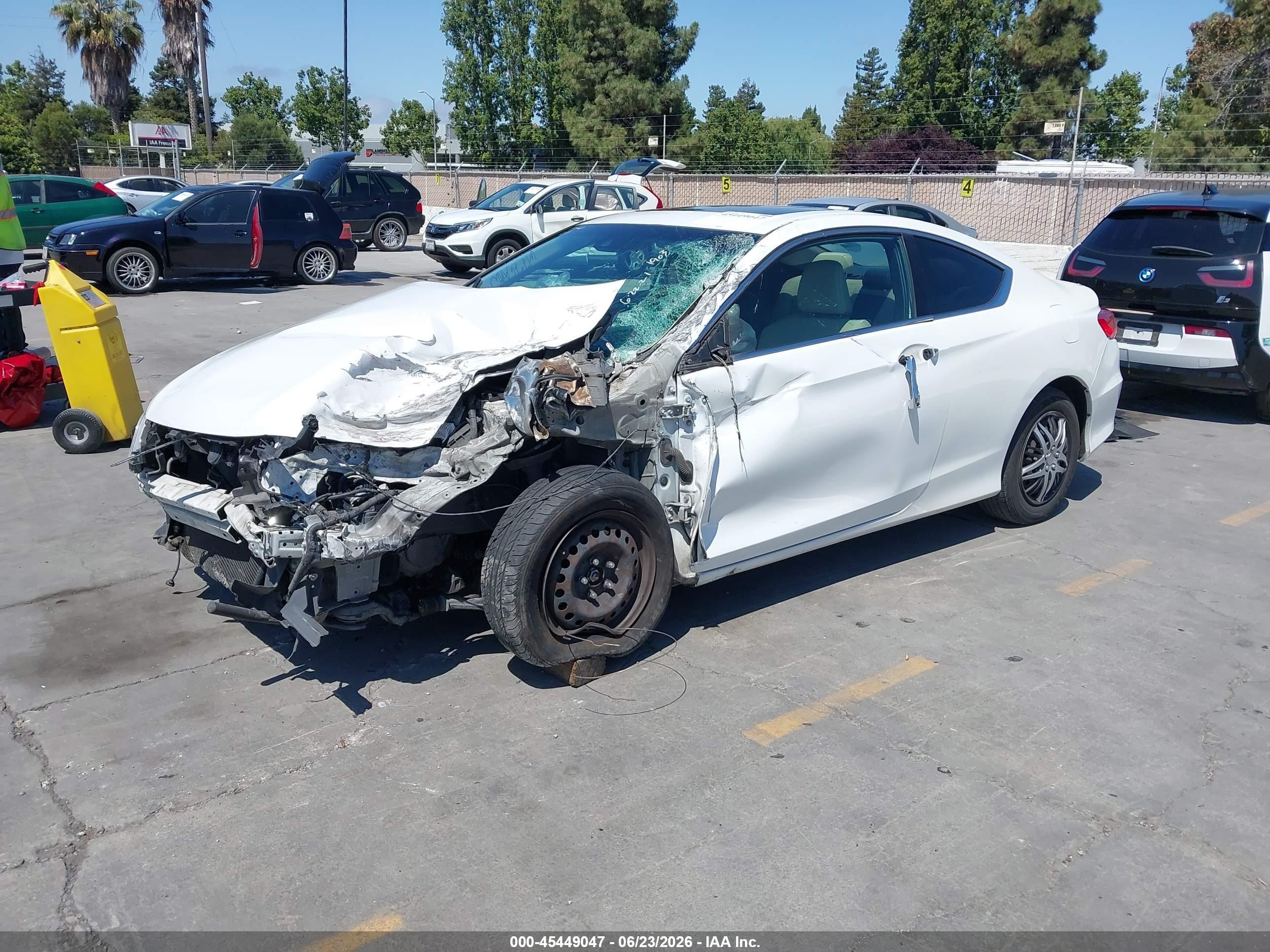 2014 Honda Accord Ex-l White vin: 1HGCT1B85EA010037