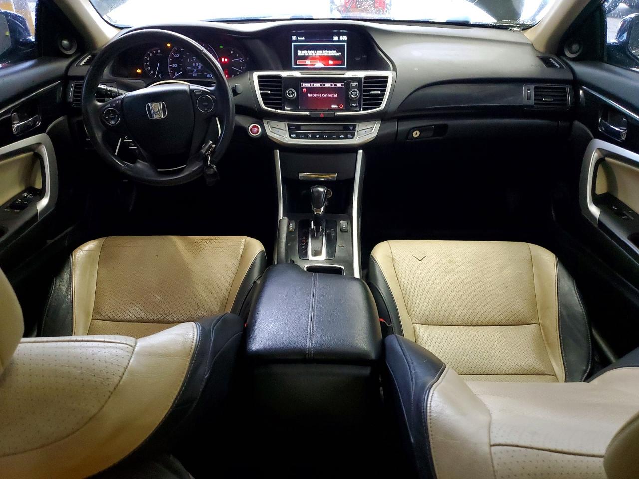 2015 Honda Accord Exl Черный vin: 1HGCT1B85FA006491